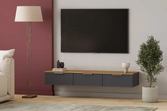 ТВ тумба Салерно 3 Графит