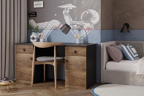 Письменный стол Банни-6 Дуб Мореный - фото 1