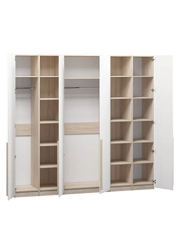 Шкаф распашной Хейсон-13 Белый Дуб Сонома - фото 4