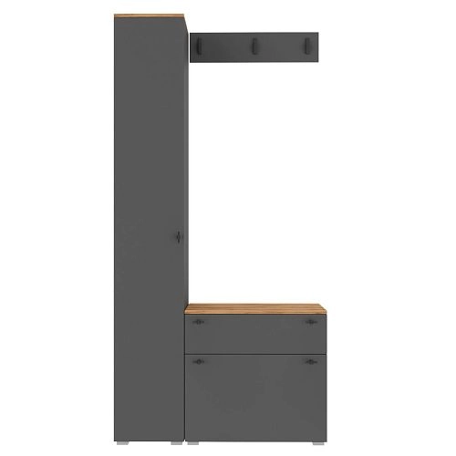 Прихожая Квели 7 Графит - фото 3