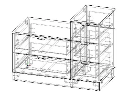 Комод Генри-9 МДФ Белый - фото 3
