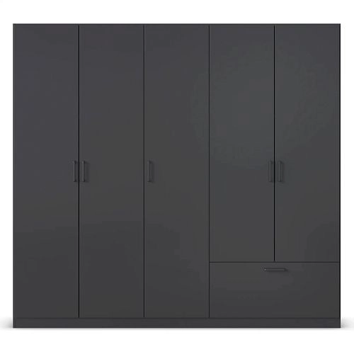 Шкаф распашной Бари-5 Черный - фото 3