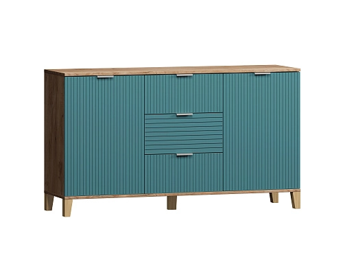 Комод Марвин 4 фрезеровка 8 Аквамарин - фото 2