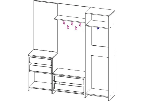 Прихожая Арт-5 - фото 2