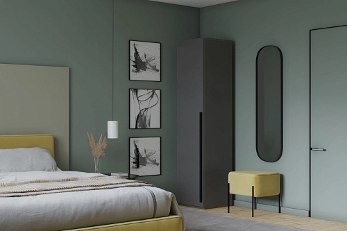 Шкаф распашной Лорена Пакс-1 Графит - фото 1