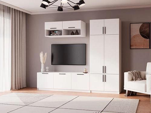 Стенка Лорена Пакс ТВ-стенка 23 Белый - фото 1