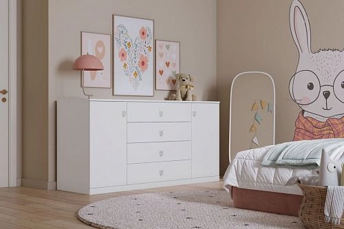 Комод Банни-3 Белый - фото 8