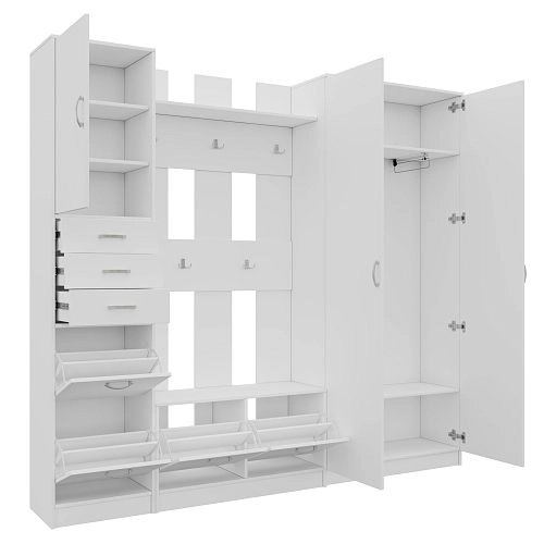 Прихожая Ольга-9 Белый - фото 4