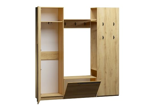 Прихожая Лорена Пакс-4 Дуб Золотистый - фото 3