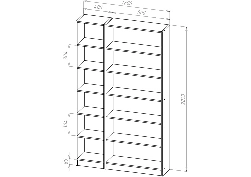 Стеллаж Билли-102 - фото 3