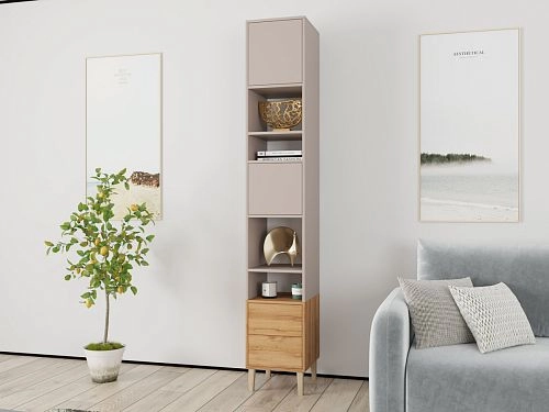 Стеллаж Скарлет-5 Дуб Золотистый - фото 1