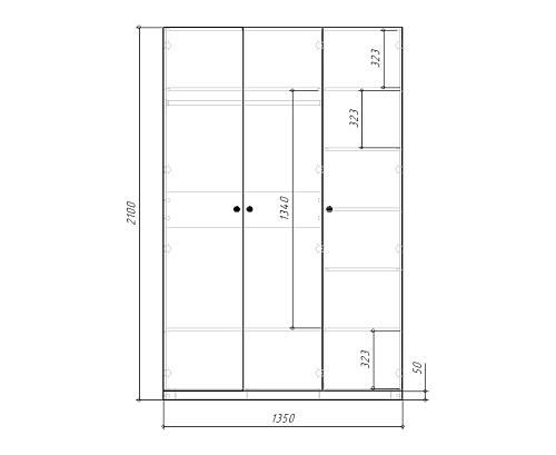 Стенка детская Банни-10 Черный Агат - фото 10