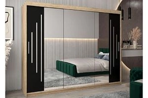 Валмиера-6 new Дуб Сонома/Черный