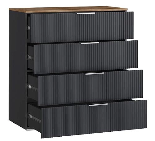 Комод Салерно 4 Графит - фото 3