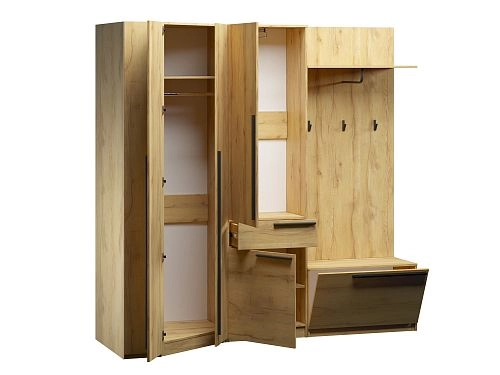 Прихожая Лорена Пакс-3 Дуб Золотистый - фото 3