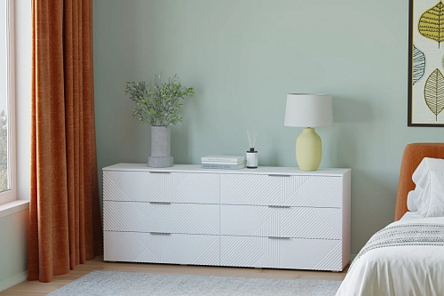Комод Салерно NEW 6 Белый - фото 1