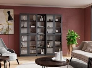 Шкаф для книг Билли ьмин 30 Графит