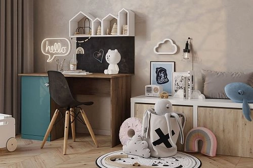 Письменный стол Скарабей-3 Аквамарин - фото 1