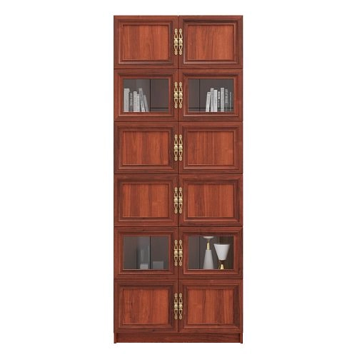 Шкаф книжный Карлос-054 Орех Итальянский - фото 4