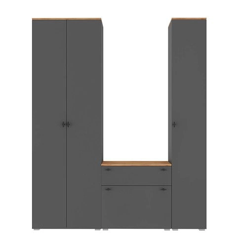 Прихожая Квели 9 Графит - фото 3