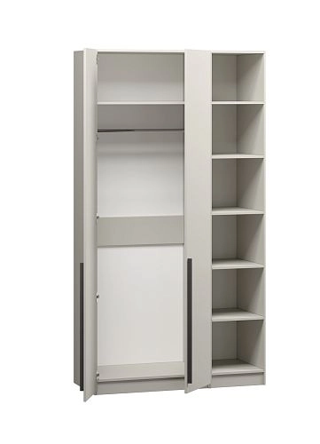 Шкаф распашной Хейсон-23 Кашемир Черный - фото 4