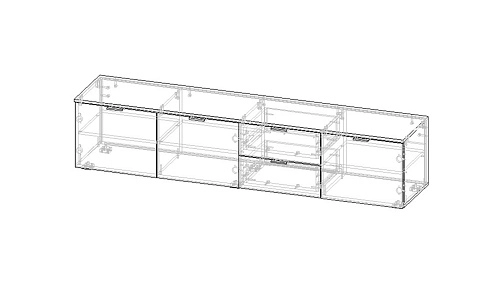 ТВ тумба Салерно 1 Черный - фото 3