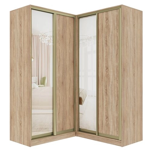 Шкаф угловой Ромео-1 Дуб Сонома - фото 3