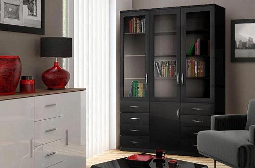 Книжный шкаф Моне 3.9 МДФ - фото 1