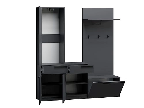 Прихожая Лорена Пакс-2 Черный - фото 3