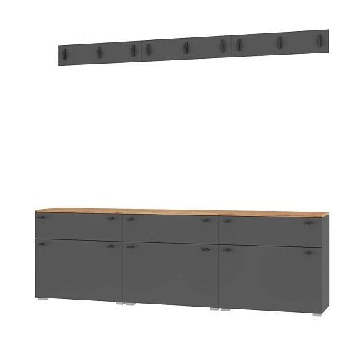 Прихожая Квели 3 Графит - фото 3