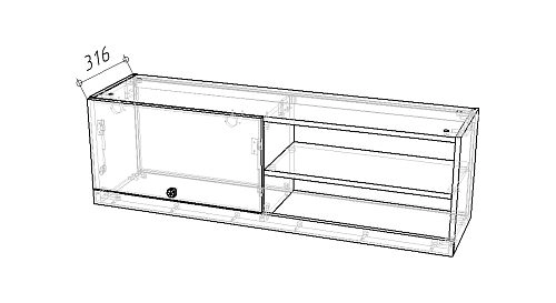 Антресоль Стрекоза Mini-3 Белый - фото 2