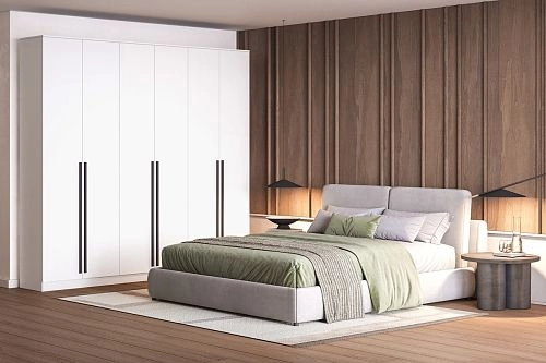 Шкаф распашной Лорена Пакс-6 Белый - фото 1