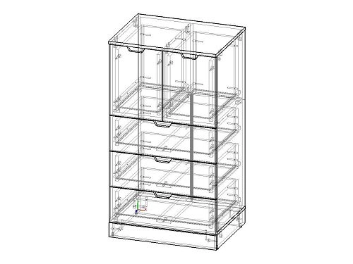 Комод Генри-11 МДФ Черный - фото 3