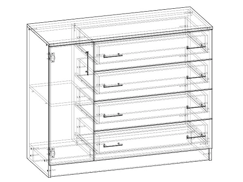 Комод Престиж-9 МДФ - фото 2
