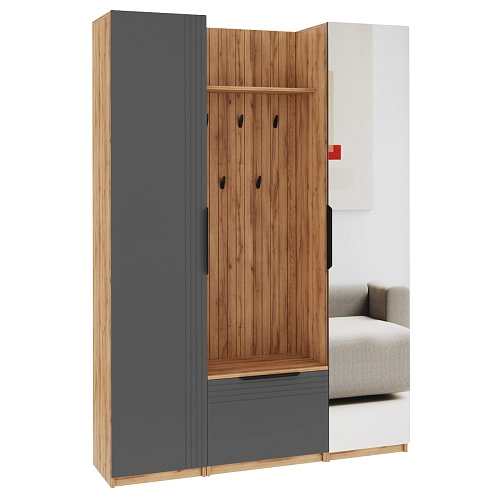 Прихожая Астрис-2 Графит - фото 2