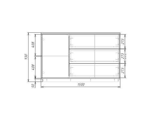 Комод Бостон-3.1 - фото 6