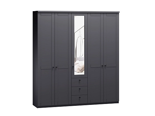 Шкаф распашной София РАХ-17 МДФ Графит - фото 2