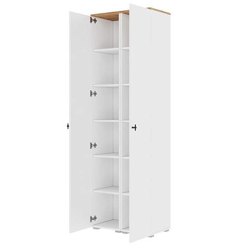 Шкаф распашной Квели 2 Белый - фото 3