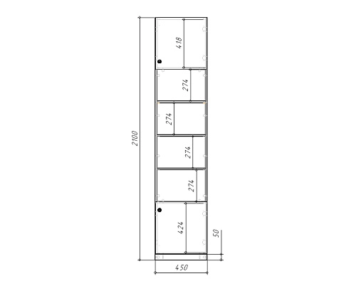 Стенка детская Стрекоза-1 Белый - фото 10