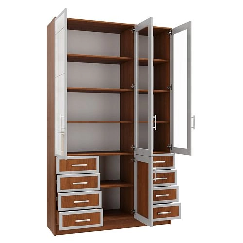 Книжный шкаф Альма-21 Орех Экко - фото 4