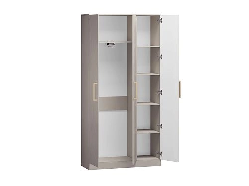 Шкаф распашной Дольче-3 МДФ Мокко - фото 4