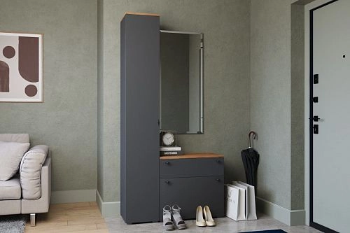 Прихожая Квели 14 Графит - фото 1