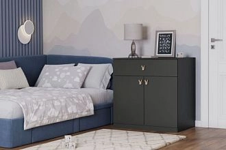 Банни-1 Черный Агат