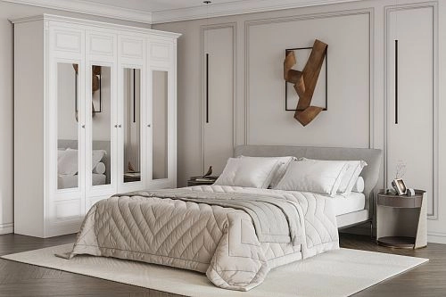 Шкаф распашной Классика Люкс-4.3 МДФ - фото 1