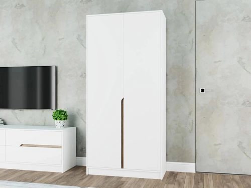 Шкаф распашной Бонди-2 Белый - фото 1