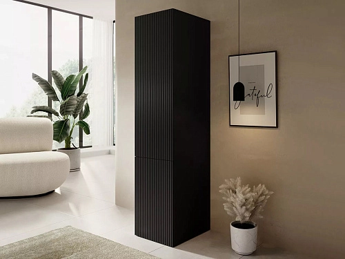 Шкаф распашной Терни-1 Черный - фото 1