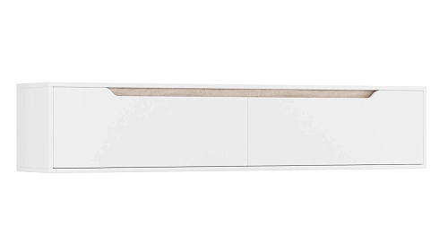 ТВ тумба подвесная Бонди-1 Белый - фото 2