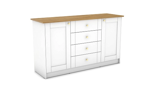 Стенка Прато-3 Белый - фото 3