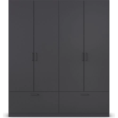 Шкаф распашной Бари-3 Черный - фото 3