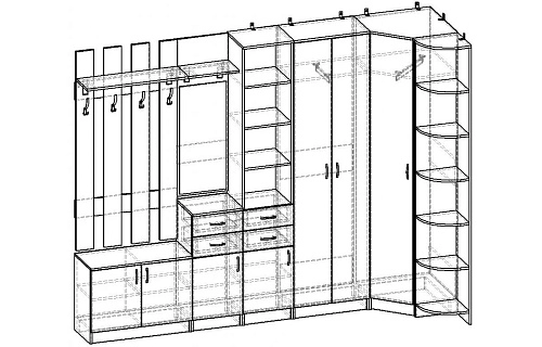 Прихожая Горизонт-14М - фото 2